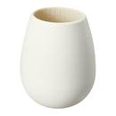 Unbreakable Silicone Stemless Wine Glassware | Set of 4 (White)