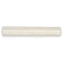 White 1.25x8 Matte Glossy Ceramic Bullnose Tile Trim (10 pack, 0.667 sq ft/case)