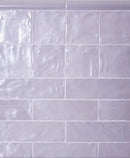 Cloud Gray 2.5x8 Glossy Matte Subway Ceramic Tile (38 pack, 5.38 sq ft/case) - Sample