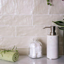 Light Tea Green 2.5x8 Glossy Matte Subway Ceramic Tile (38 pack, 5.38 sq ft/case) - Sample