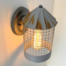 Silo Farmhouse Barn Silver Wall Sconce Light Fixture by The Lamp Goods
