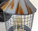 Silo Farmhouse Barn Silver Wall Sconce Light Fixture by The Lamp Goods
