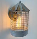 Silo Farmhouse Barn Silver Wall Sconce Light Fixture by The Lamp Goods