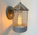 Silo Farmhouse Barn Silver Wall Sconce Light Fixture by The Lamp Goods