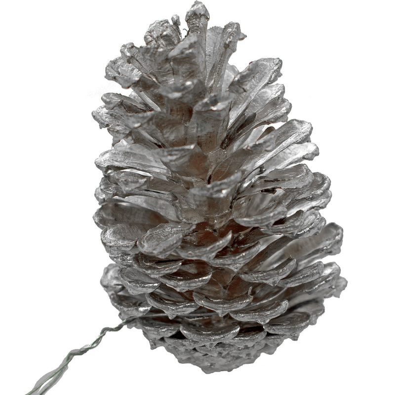 Silver Pine Cones