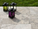 Silver Travertine Tumbled Pavers - Full TruckLoad