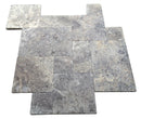 Silver Travertine Tumbled Pavers - Full TruckLoad