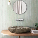 Hand Chiseled Travertine Vessel Sink 16x26 Gray For Bathroom