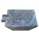 Silver Shadow Marble Natural Stone Pool Square Poolwok with Lip