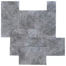 Silver Shadow Marble Tumbled Pavers (3cm Thickness)