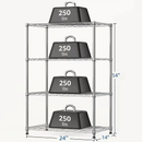 3/4/5/6/7/8 Tier Storage Shelves-Adjustable Wire Shelving Rack-Multi Sizes by 2Dropme