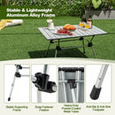 Folding Heavy-Duty Aluminum Camping Table with Carrying Bag by DirectDeals