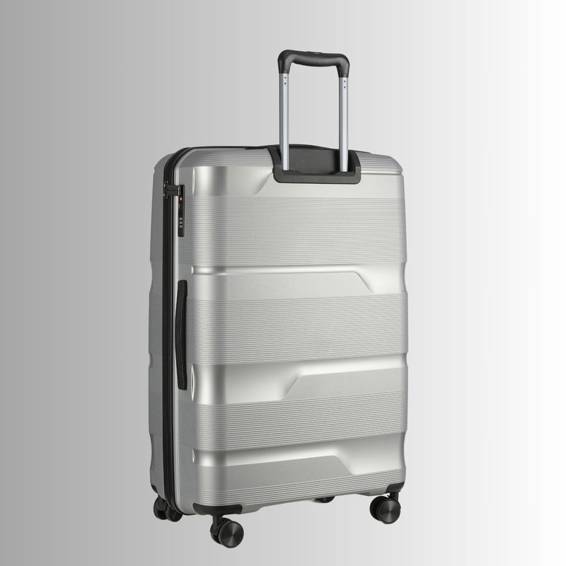 28-inch Silver Hardcase Roller Luggage