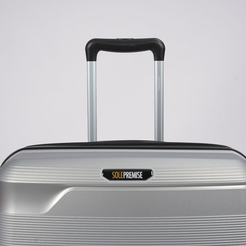 24-inch Silver Hardcase Roller Luggage