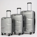 24-inch Silver Hardcase Roller Luggage