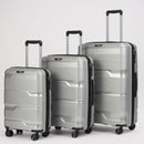 Silver Hardcase Roller Luggage Set (28', 24' and 20')