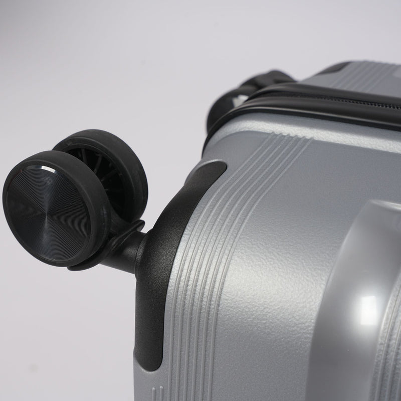 20-inch Silver Carry-On Hardcase Roller Luggage