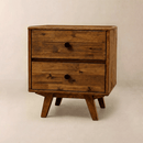 Silvia Solid Wood Nightstand by Megsu