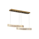 Simple Wave Crystal Chandelier