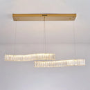 Simple Wave Crystal Chandelier