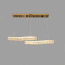 Simple Wave Crystal Chandelier