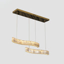 Simple Wave Crystal Chandelier