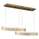 Simple Wave Crystal Chandelier