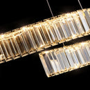Simple Wave Crystal Chandelier
