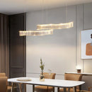 Simple Wave Crystal Chandelier