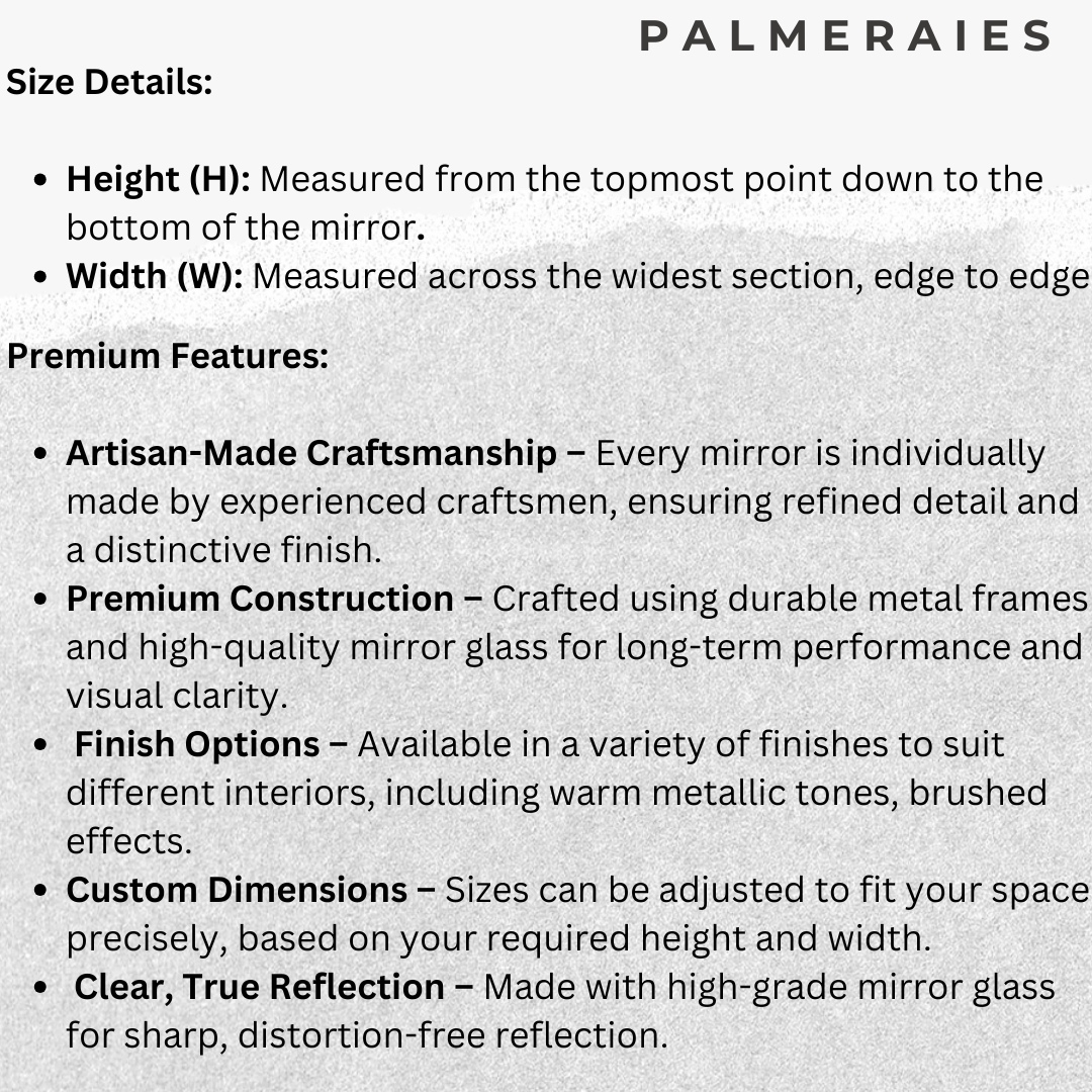Black Asymmetrical Mirror - Aesthetic Wall Mirror, photo 11 of 11