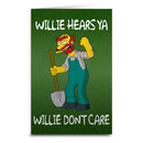 The Simpsons Groundskeeper Willie Greeting Card