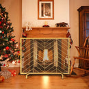 38 x 31 Inch Single Panel Fireplace Screen by LJGDeals
