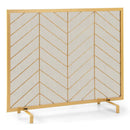 38 x 31 Inch Single Panel Fireplace Screen by LJGDeals