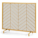 38 x 31 Inch Single Panel Fireplace Screen by LJGDeals