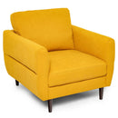 Modern Upholstered Accent Chair Single Sofa Armchair by LJGDeals