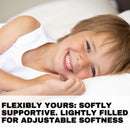 Dada Bedding Luxury 20x28 Pillow Insert - Soft Medium Firm, Premium Polyester, Perfect for Side and Back Sleepers