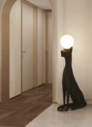 Sitting Dog Rylight Novelty Floor Lamp