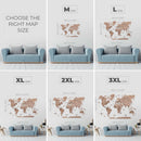 Bundle: Map, Photo Frames, Flags and Airplanes Pins