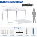 10 x 10 Feet Outdoor Pop-up Patio Canopy for Beach and Camp by DirectDeals