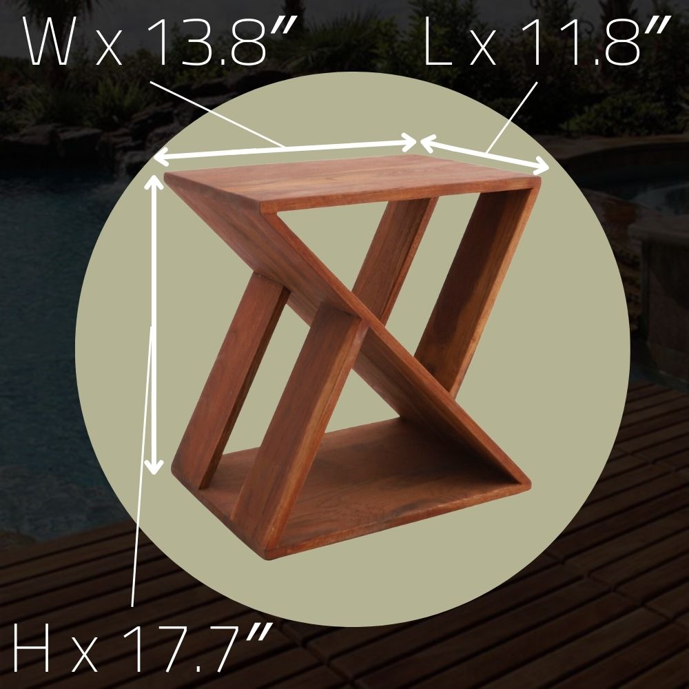 Danish Teak Slatted Stool, photo 10 of 18