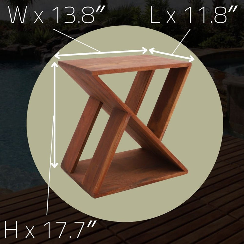 Danish Teak Slatted Stool, photo 10 of 18