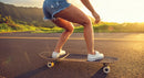 Skater Girl Wallpaper. Tropical Vibe Wall Mural.
