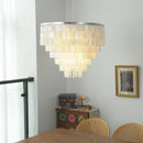 Skye Light Tiered Shell Chandelier
