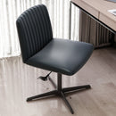 Walker Edison | Black Faux Leather Swivel Computer Chair