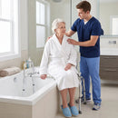 Sliding Transfer Bench with Adjustable Height for Bathtub by LJGDeals