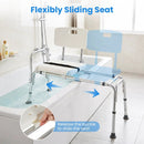 Sliding Transfer Bench with Adjustable Height for Bathtub by LJGDeals