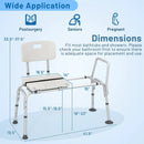 Sliding Tub Transfer Bench with Extra-Wide Seat for Elderly and Disabled by LJGDeals