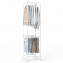 Slim Coat Rack Freestanding Garment Organizer with 8 Hanging Rods by LJGDeals