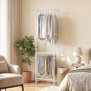 Slim Coat Rack Freestanding Garment Organizer with 8 Hanging Rods by LJGDeals