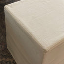 Deluxe Slipcover Upholstered Ottoman by Decor Steals